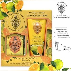 La Florentina Gift Set Small BL 75Ml + HC106G Soap Agrumi Di Boboli Gift